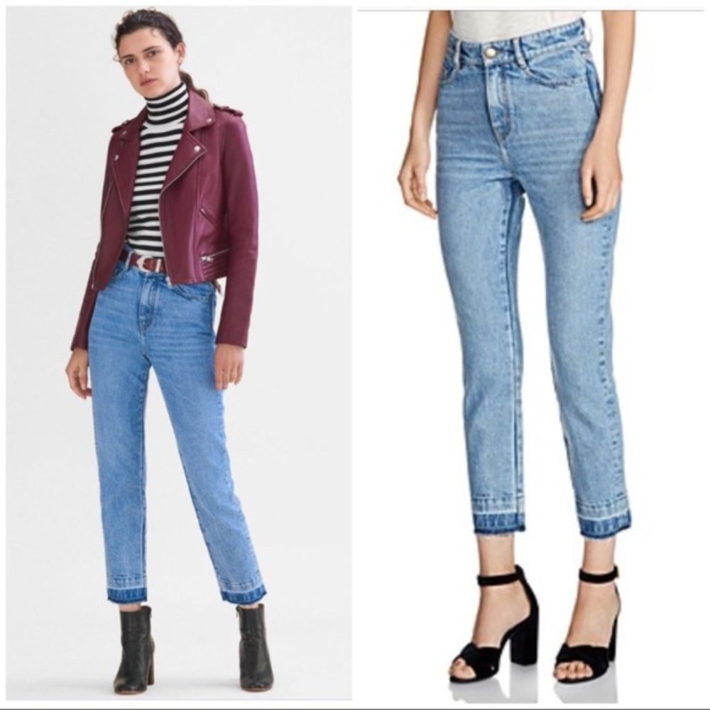 Maje Parazar High Rise Straight Leg Jeans